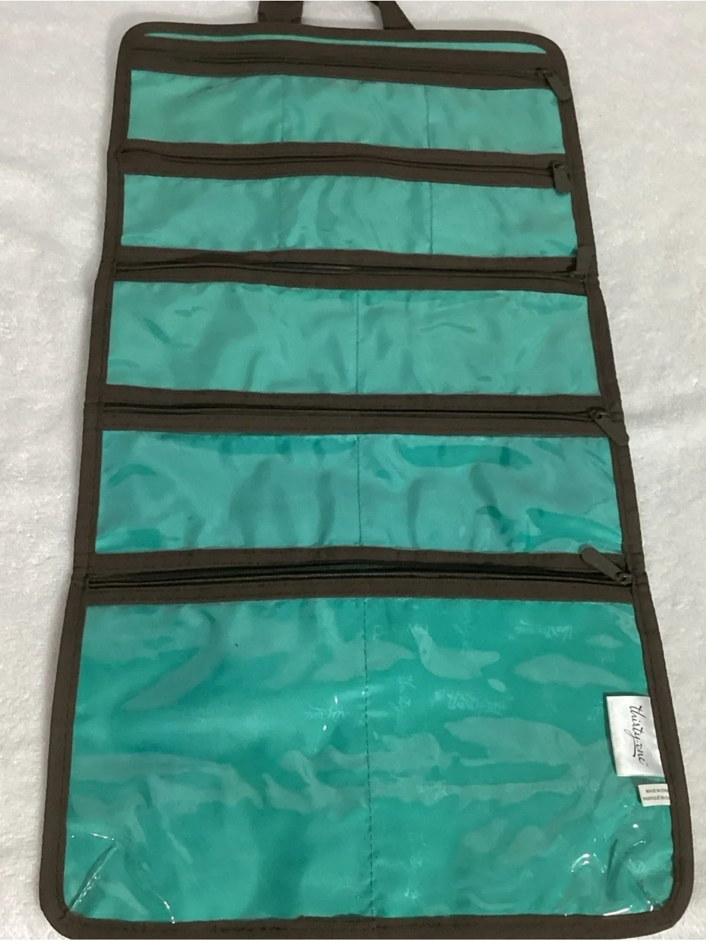 Thirty One Up Town Jewelry Bag Hanging Travel Toiletry Cosmetic Organizer NWOT